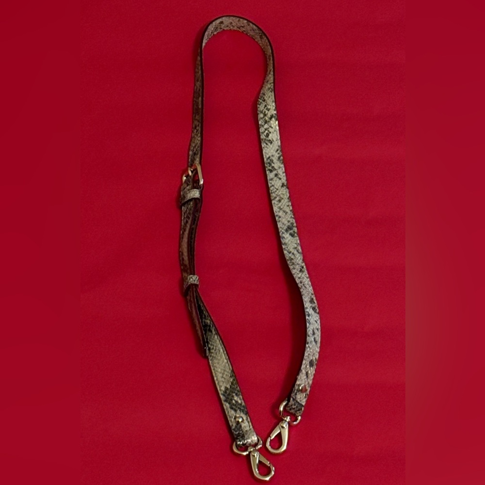 Kate Spade Metallic Two Tone Python Embossed Leat… - image 4